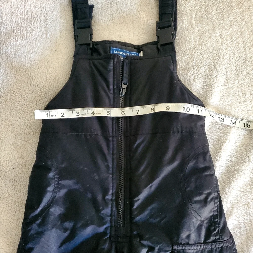 London‎ Fog Black Kids Snow Suit Small Winter Layering